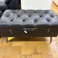 【ジャングル深井店】★不二貿易 収納付きスツール ブラック 収納家具 家具 堺市（中区 堺区 東区 西区 南区 北区）和泉市 河内長野市 富田林市 松原市 狭山市 深井 【FU3003】の画像