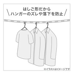【新品未使用】ニトリ 穴あき洗濯ロープ 5m  毛布用洗濯ネットのおまけ付きの画像