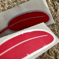 赤い羽根　シール　共同募金　2枚の画像