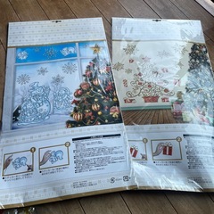 1400円相当　ニトリ　ウォールステッカー　クリスマスの画像