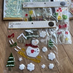 1400円相当　ニトリ　ウォールステッカー　クリスマスの画像