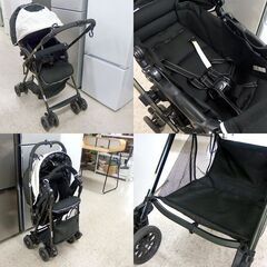 両対面ベビーカー インファンタジー ママクイーン クール4キャス ハイシート ミッキーマウス 折りたたみ ☆ 札幌市北区屯田 の画像