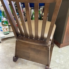 ハイタイプコタツ用食堂椅子回転式チェア　リサイクルショップ宮崎屋　住吉店26.2.1の画像