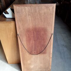 レトロ 木製 ミラー 鏡 姿見 シンプル　/MJ-1318 1Fの画像