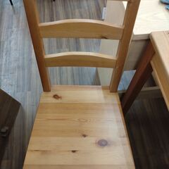 【ジモティー割あり】【ジャングル守口】ダイニングセット４人用 ナチュラルの画像