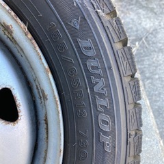 軽四　スタッドレス　スペアタイヤ　ホイールの画像