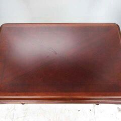 株式会社マルニ サイドテーブル 猫脚 幅62×奥行40×高さ50cm ブラウン系 コーヒーテーブル 飾り台 花台 アンティーク調 家具 苫小牧西店の画像