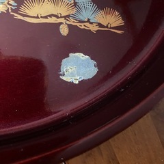お取引者決まりました❗️漆器お盆　松竹梅　鶴の画像