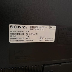 SONY テレビの画像