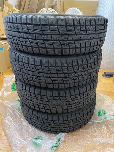 スタッドレスタイヤ 155/65R13 ホイール付き 4本