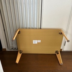  ニトリ　折りたたみローテーブルの画像