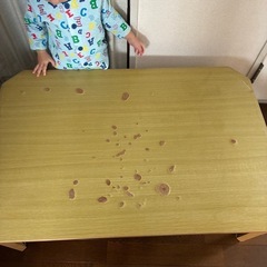  ニトリ　折りたたみローテーブルの画像