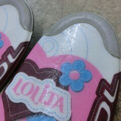 ROSSIGNOL ジュニアスキー2点セット 100cm LOLITA ロシニョール 白×ピンク系 ロリータ スキー板 子供用 スキー 札幌市 西区 西野店の画像