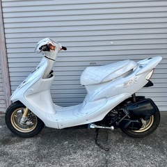 HONDA DIO AF34 AF35ライブディオ ZX カスタムホワイトの画像