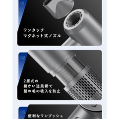 ROVESS◯新品◯高速ヘアドライヤー◯ホワイトの画像