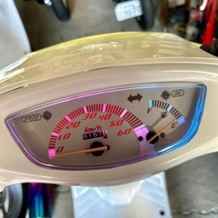 HONDA DIO AF34 AF35ライブディオ ZX カスタムホワイトの画像