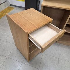 J8707 【リユースのサカイ柏店】 三栄コーポレーション 木製カップボード SE87HO クリーニング済み の画像