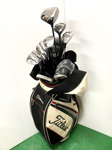 【SOLD OUT】◆DUNLOP XXIO ダンロップ ゼクシオ 他◆ゴルフクラブ 全11本セット＋ ODYSSEY パター／Titleist キャディバッグ付き