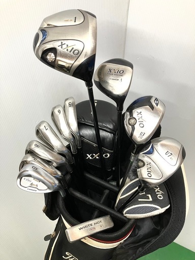【SOLD OUT】◆DUNLOP XXIO ダンロップ ゼクシオ 他◆ゴルフクラブ 全11本セット＋ ODYSSEY パター／Titleist キャディバッグ付き