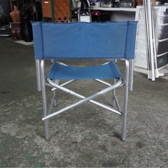 折りたたみアウトドアチェア　ブルーの画像