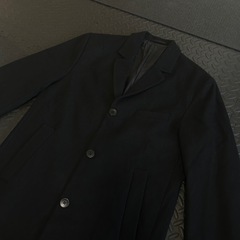 ★美品★H&M チェスターコート 起毛 L〜XL ブラックの画像