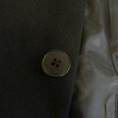 ★美品★H&M チェスターコート 起毛 L〜XL ブラックの画像