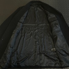 ★美品★H&M チェスターコート 起毛 L〜XL ブラックの画像