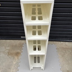 ✨美品✨スリムストッカー　引出し４段　収納ケース　隙間収納の画像