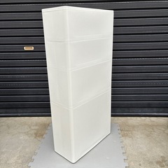 ✨美品✨スリムストッカー　引出し４段　収納ケース　隙間収納の画像