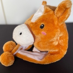 うまの帽子（年賀状の撮影に！）の画像