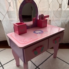 キッズ用 女の子 ドレッサー ピンク 馬車 ドライヤー 木製品 