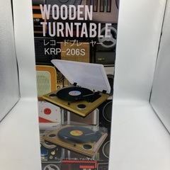 【トレファク足立扇店】ｽﾋﾟｰｶｰ搭載ﾚｺｰﾄﾞﾌﾟﾚｰﾔｰ WINTECH KRP-206S 新品未使用の画像