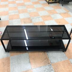 ＼家具＊家電のお店／【ｼﾞｬﾝｸﾞﾙｼﾞｬﾝｸﾞﾙ石川金沢店】テレビ台 黒   W(幅)100×D(奥行き)35×H(高さ)35cmの画像