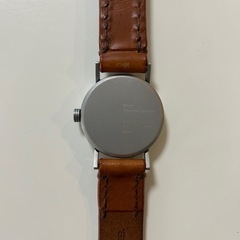 ekiwatch エキウォッチ Takenobu Igarashi 五十嵐 威暢 腕時計 somesソメスサドル レザーベルト グレー×ブラウン 灰色×茶色 37mm　SPQRスポールの画像