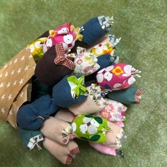 ハンドメイドの花束の画像