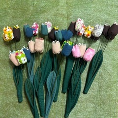 ハンドメイドの花束の画像