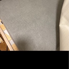 受渡し先決定　タンスのゲン洗える三つ折りシングルマットレス　グレー　10cm　高反発　の画像