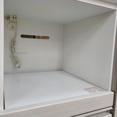 J1873【リユースのサカイ柏店】NITORI　ニトリ　レンジ台　カウンター　ポスティア90WH　クリーニング済みの画像