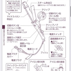 マイナスイオン 2WAY スチームヘアーアイロン IPW1532の画像