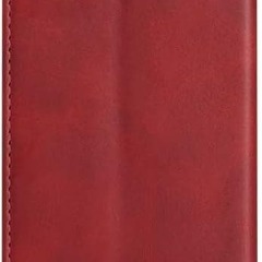 AQUOS wish ケース スマホケース 手帳型 PUレザー 財布型 レッドの画像