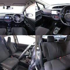 トヨタ ヴィッツ 1.5ハイブリッドF！純正７インチナビ ＬＥＤヘッドライト プリクラッシュセーフティ ドライブレコーダー スマートキー プッシュスタート等の画像