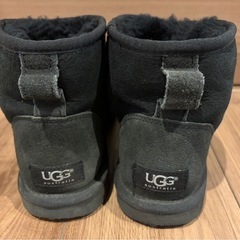 ★UGG ブラック ムートンブーツ 25cmUGG ブラック ムートンブーツ アグ ブーツの画像