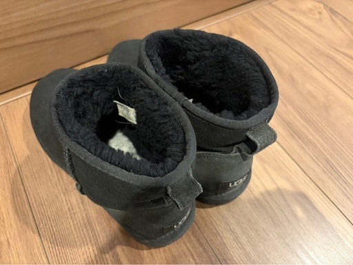 ★UGG ブラック ムートンブーツ 25cmUGG ブラック ムートンブーツ アグ ブーツ