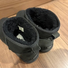 ★UGG ブラック ムートンブーツ 25cmUGG ブラック ムートンブーツ アグ ブーツの画像