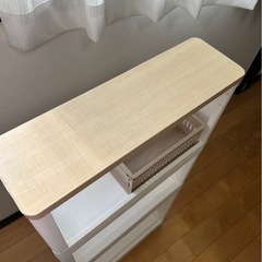 ニトリ　スリムラック　キッチン収納の画像