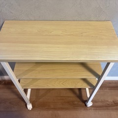 キャスター付きサイドテーブル/シェルフの画像