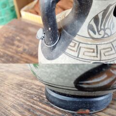 置物 オブジェ 花瓶  壺 古代ギリシャ神話風　/UJー1391 2Fの画像