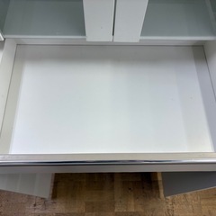 【ジャングル深井店】★ニトリ 2枚扉 食器棚 ホワイト 収納家具 家具 堺市（中区 堺区 東区 西区 南区 北区）和泉市 河内長野市 富田林市 松原市 狭山市 深井 【FU3009】の画像