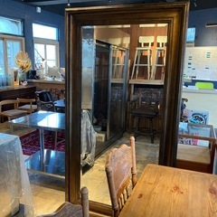 アンティーク全身鏡の画像