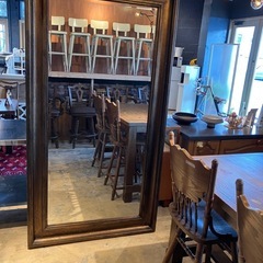 アンティーク全身鏡の画像